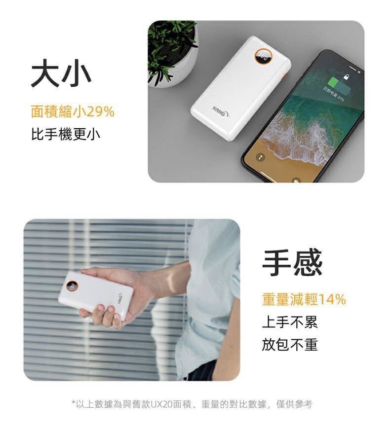 HANG|PD3 液晶快充行動電源 26000mAh PD+QC全兼容
