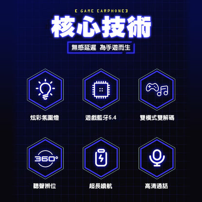 DA｜M10真無線電競藍牙耳機