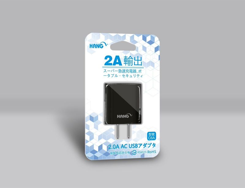 HANG｜C6 5V 2A 高速充電器 世界通用電壓BSMI認證