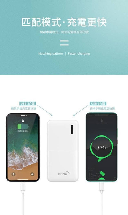 HANG｜S7 迷你輕薄行動電源 13000mAh