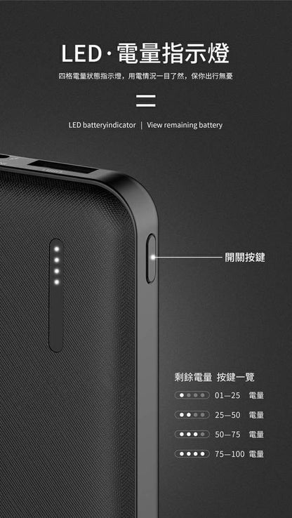 HANG｜S7 迷你輕薄行動電源 13000mAh
