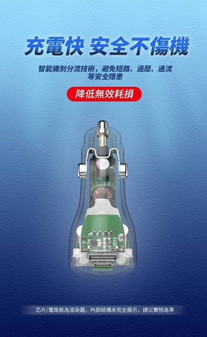 HANG｜H309A PD+QC閃充車用充電器 41W