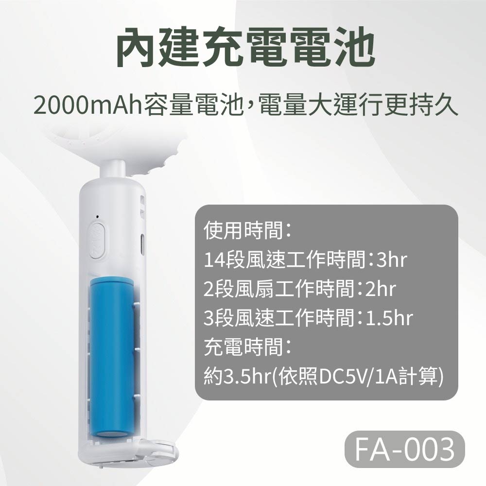 MINIQ｜三段式手持製冷風扇