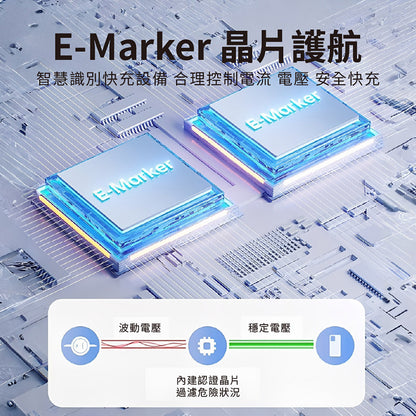 DA｜ZY240 雙向伸縮磁吸防呆PD快充線