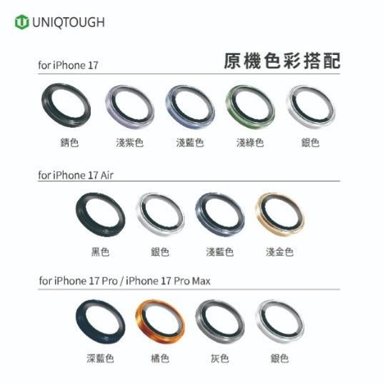 UNIQTOUGH｜不鏽鋼真空離子康寧鏡頭貼