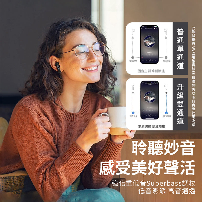AWEI｜T86S TWS降噪遊戲真藍牙耳機IPX6防水防汗
