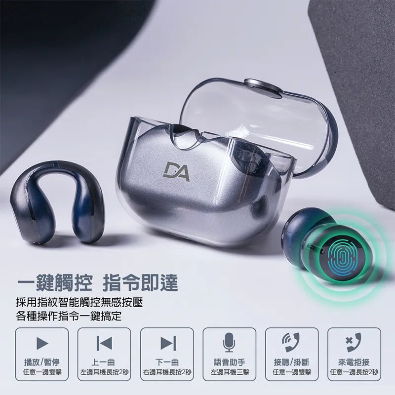 DA｜Air Pro 6 不入耳舒適夾耳藍芽耳機