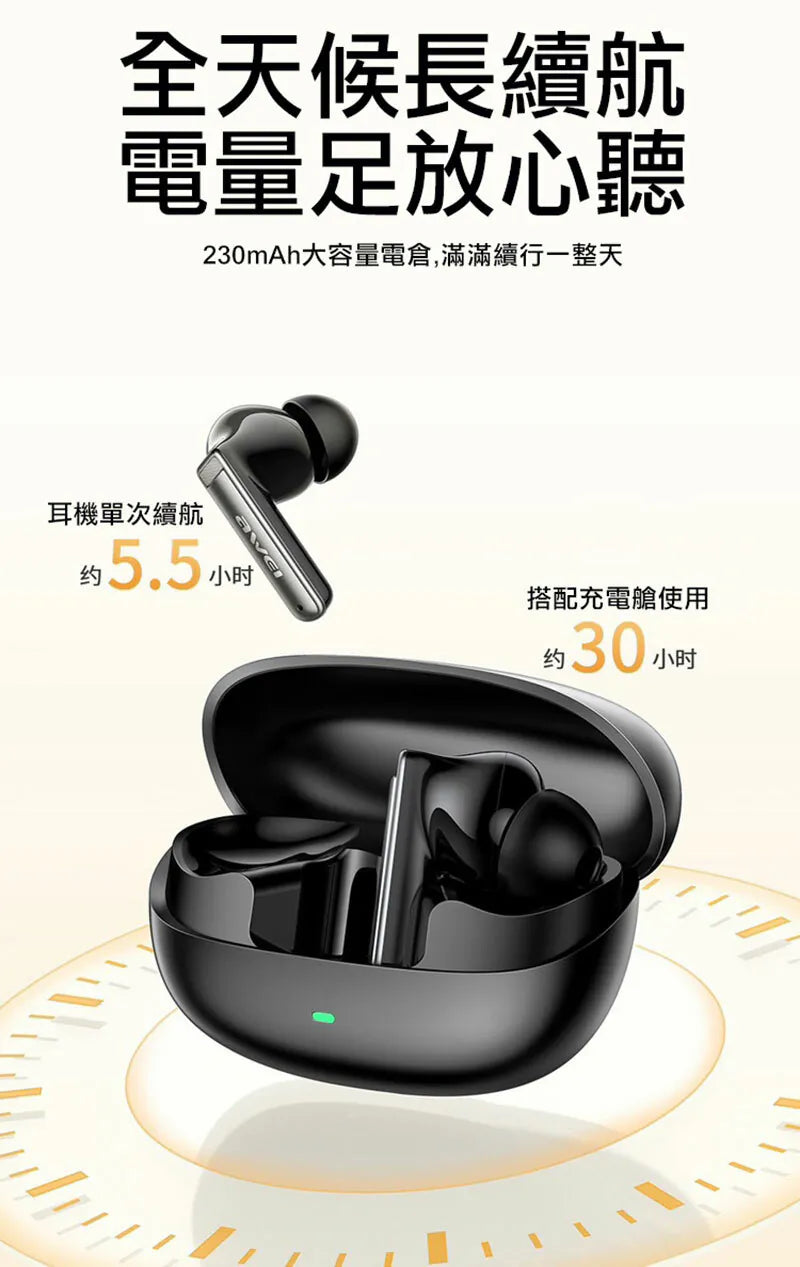 AWEI｜T88 真無線藍牙耳機