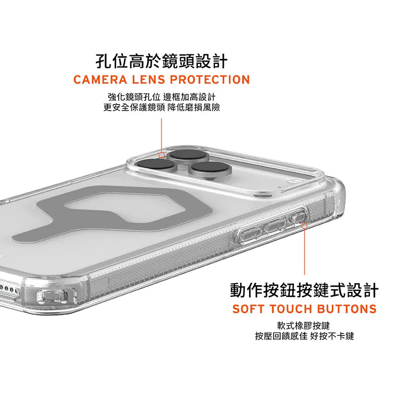 UAG｜磁吸耐衝擊全透保護殼
