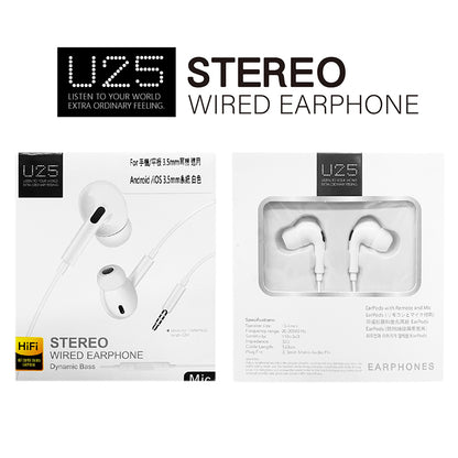 CITYBOSS｜U25高音質入耳式3.5mm有線耳機