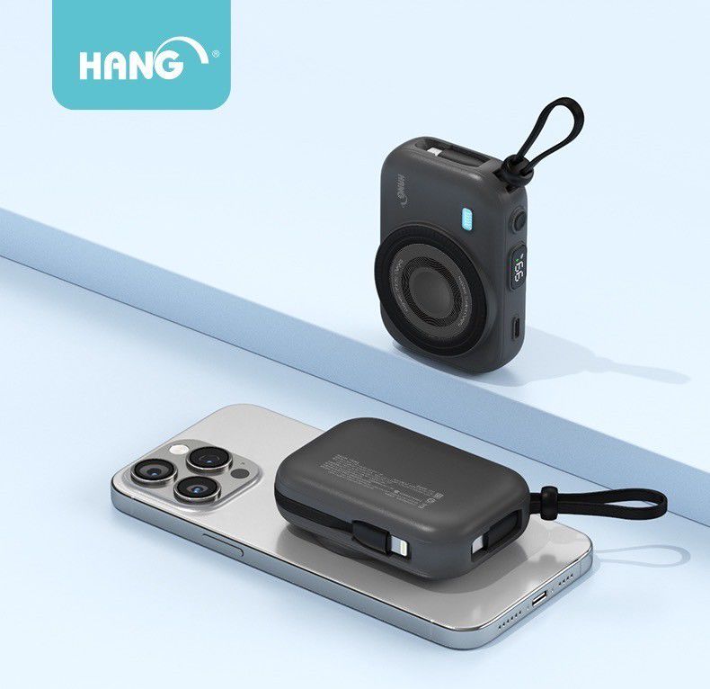 HANG｜PD3C 七合一 10000mAh 無線磁吸行動電源 22.5W